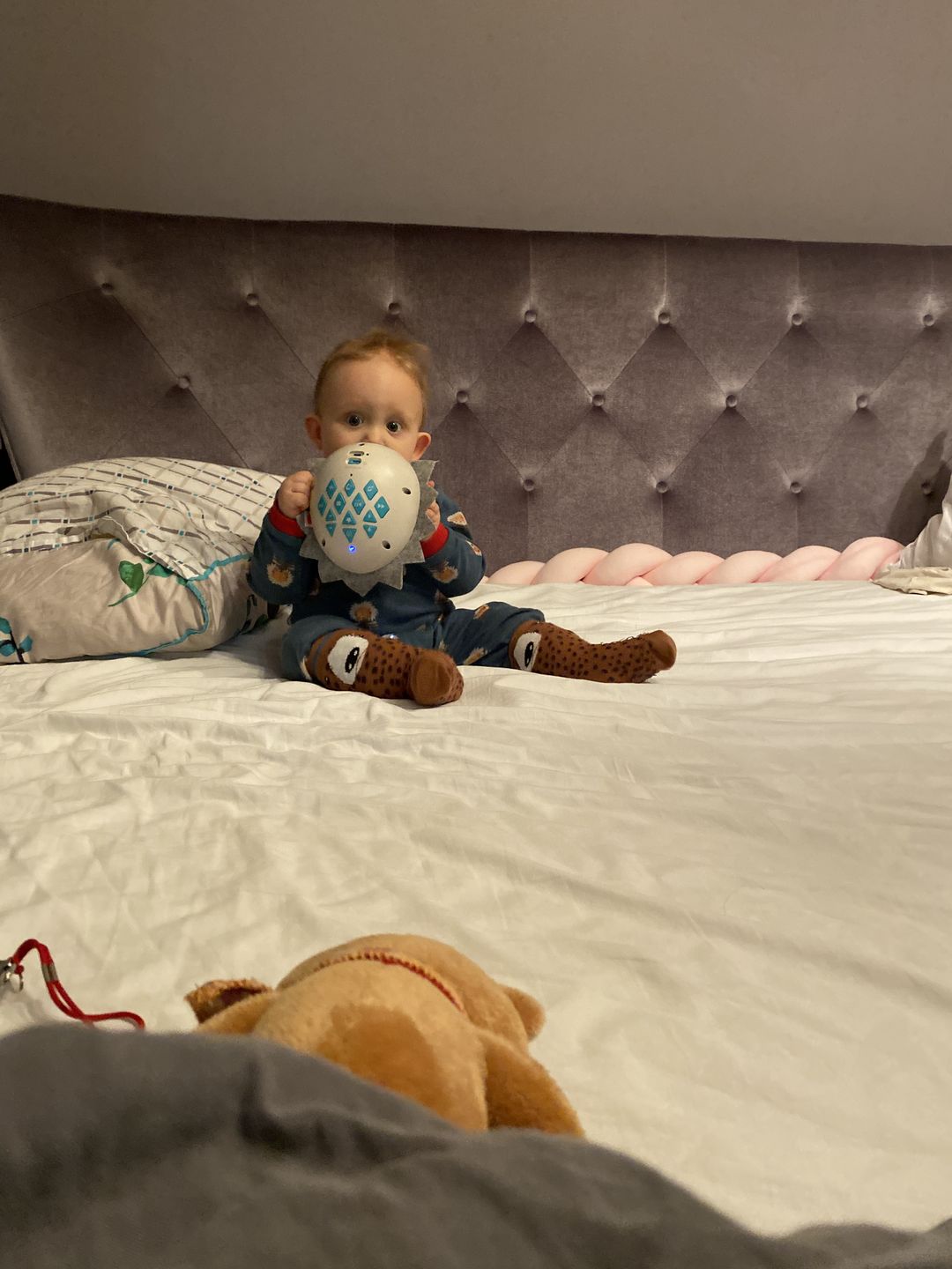 Customer photo review of Mountain Lions Organic Romper Playsuit