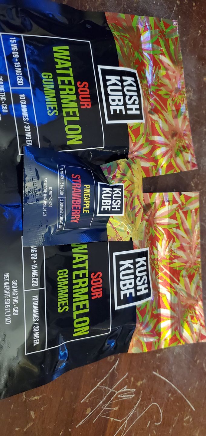 Customer photo review of Sour Watermelon - 10 Gummy Pack