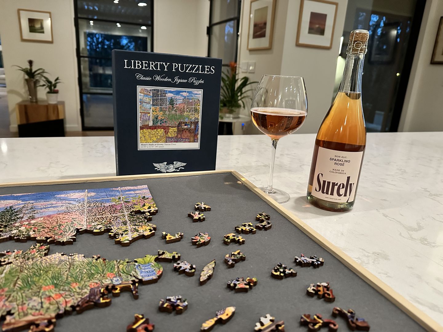 Customer photo review of Non-Alcoholic Sparkling Rosé