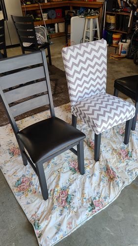 Customer photo review of Magic Universal Chair Cover
