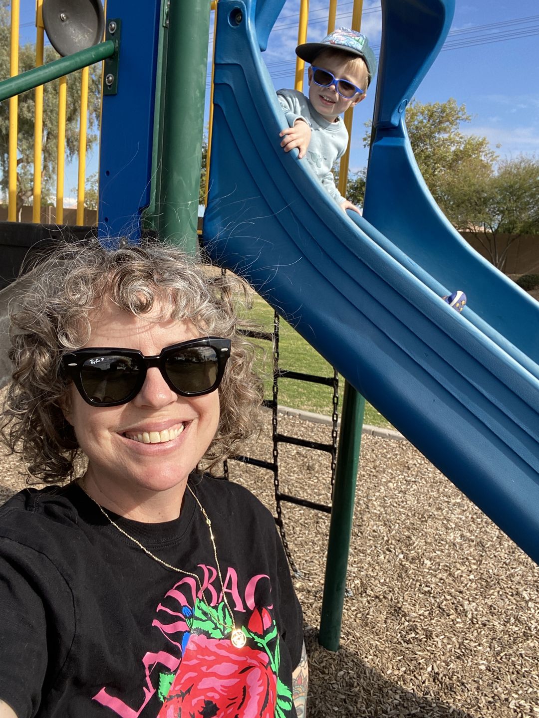 Customer photo review of Land Back Rose Tee
