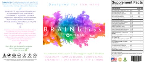 Customer photo review of NutraLeaf® Vegan Brain Bliss
