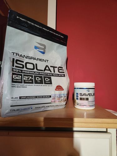 Customer photo review of Believe - Transparent Isolate 4.4lb + Saveur Gratuite