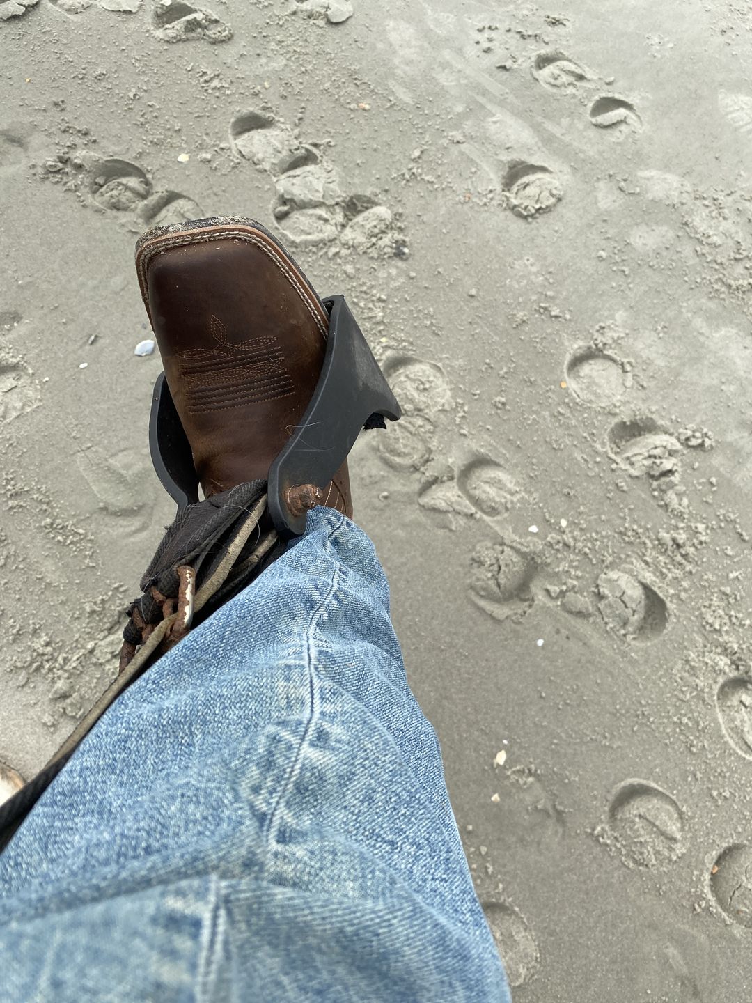 Customer photo review of Ariat Men’s Sport Wide Square Toe Brown Boots 10010963