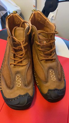 Customer photo review of Retro Casual Lightweight Ankle Boots