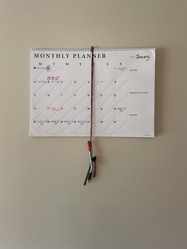 Customer photo review of Monthly Planner