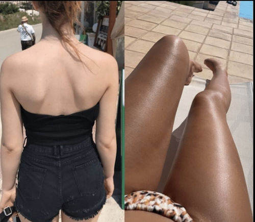 Customer photo review of Ultimate Tan Bundle