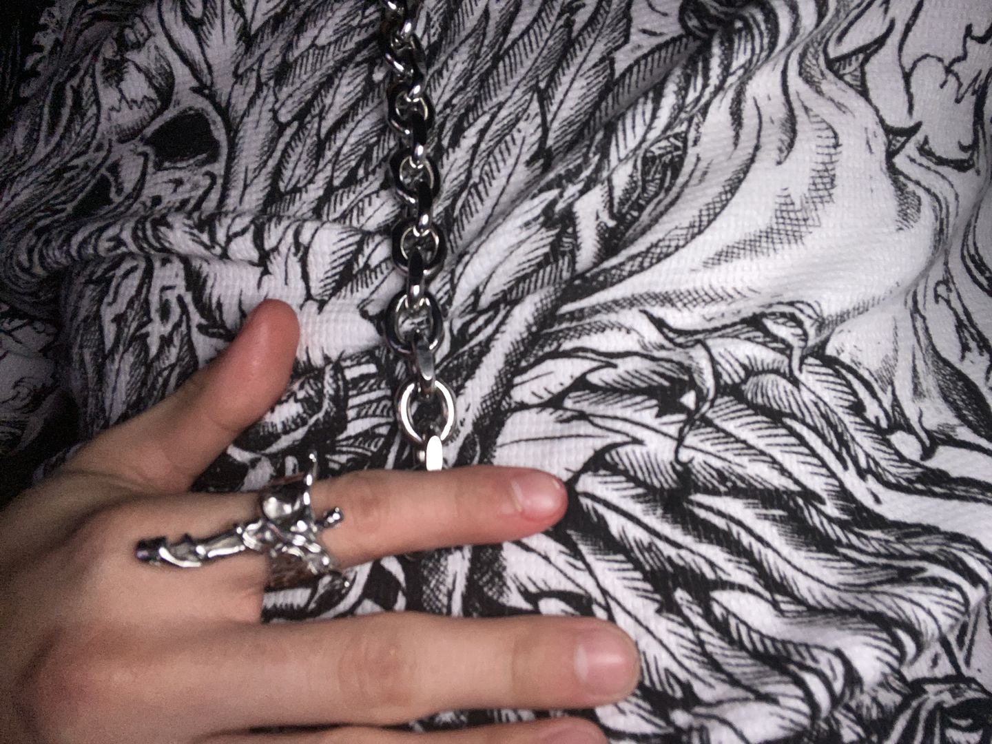 Customer photo review of FALLEN ANGEL RING
