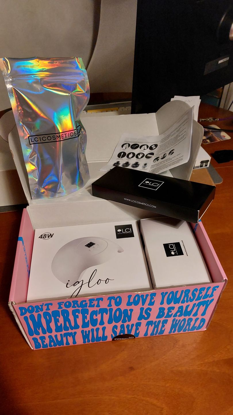 Customer photo review of Super Kit Regalo - Semipermanente LCI - Led 48w