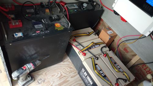 Customer photo review of ⚡[Final $179]⚡Power Queen 12V 100Ah Group 31 Deep Cycle Lithium Battery
