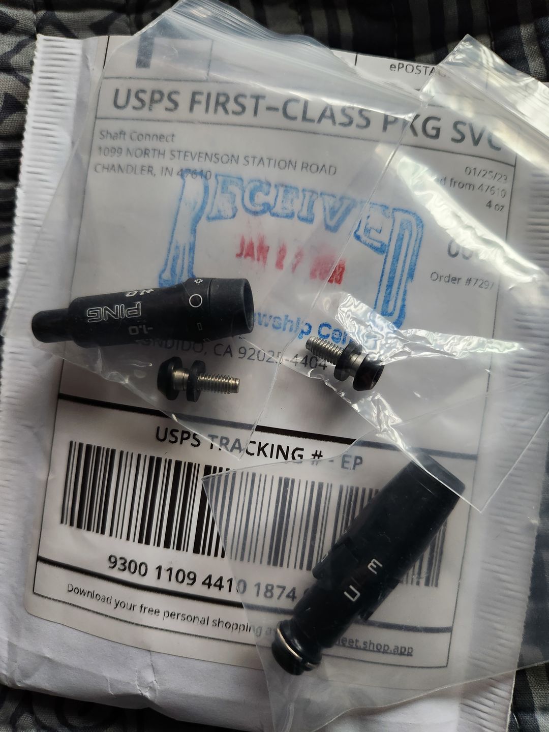 Customer photo review of Ping G430/G425 Compatible Driver & Fairway Shaft Adapter Sleeve