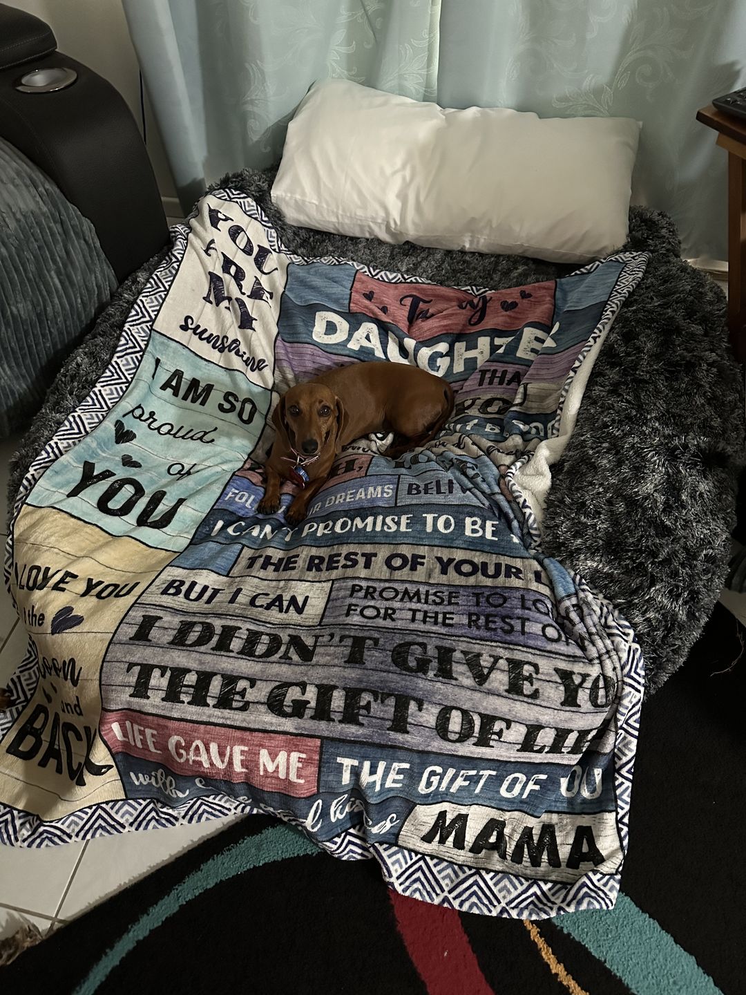Customer photo review of The Human Size Nap Bed