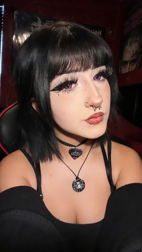 Customer photo review of Raven Contact Lenses(12 months of use)