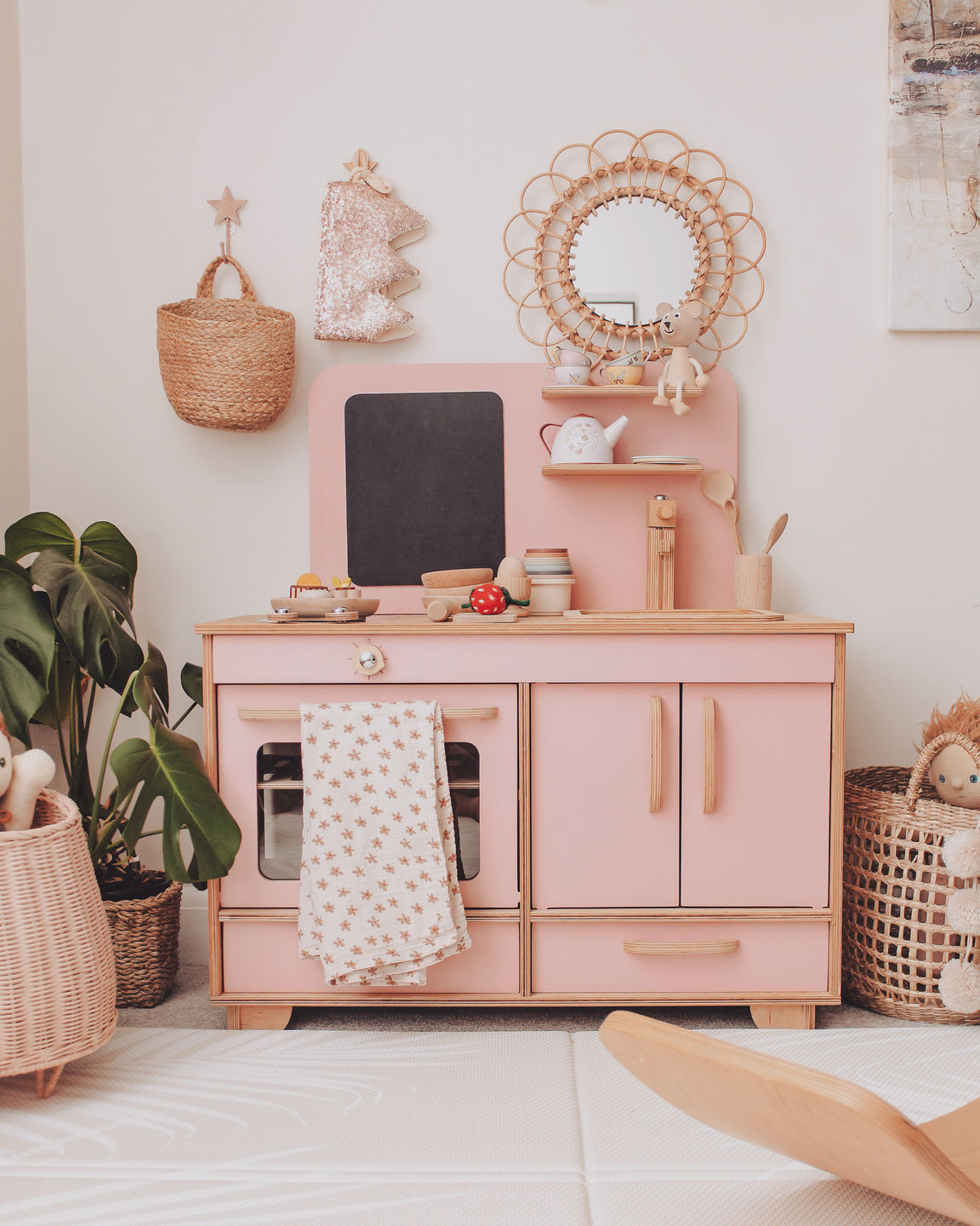 Customer photo review of Wooden Play Kitchen