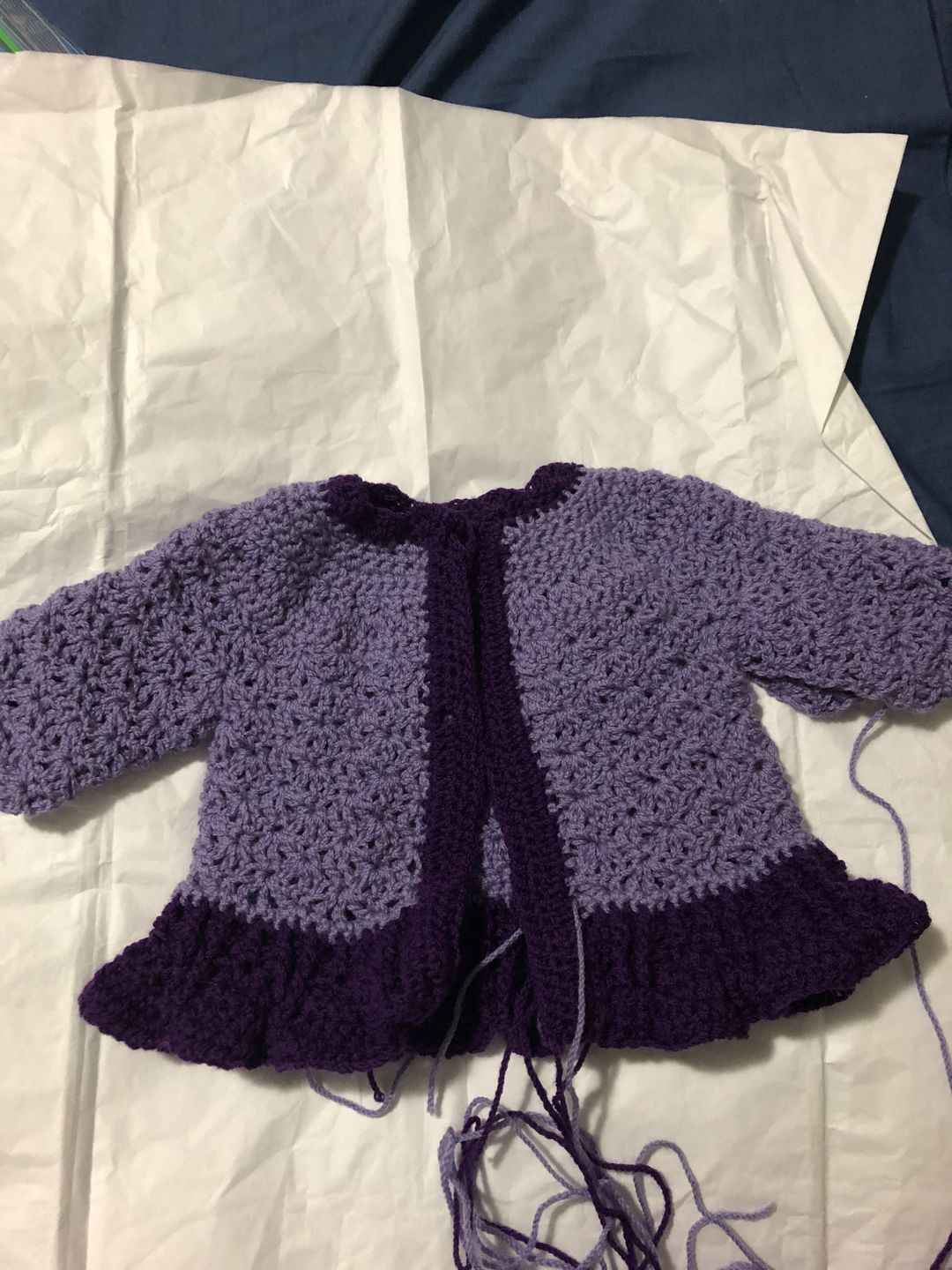 Customer photo review of Bluebell Merino 5 ply