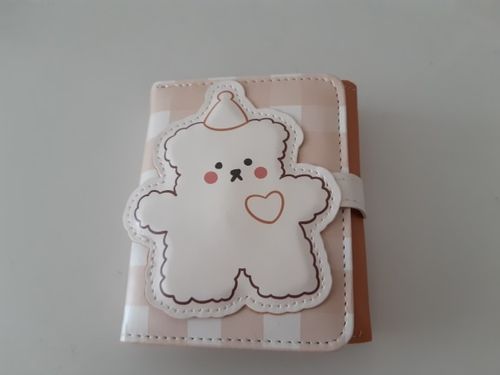 Customer photo review of MochaMochi Bear Wallet