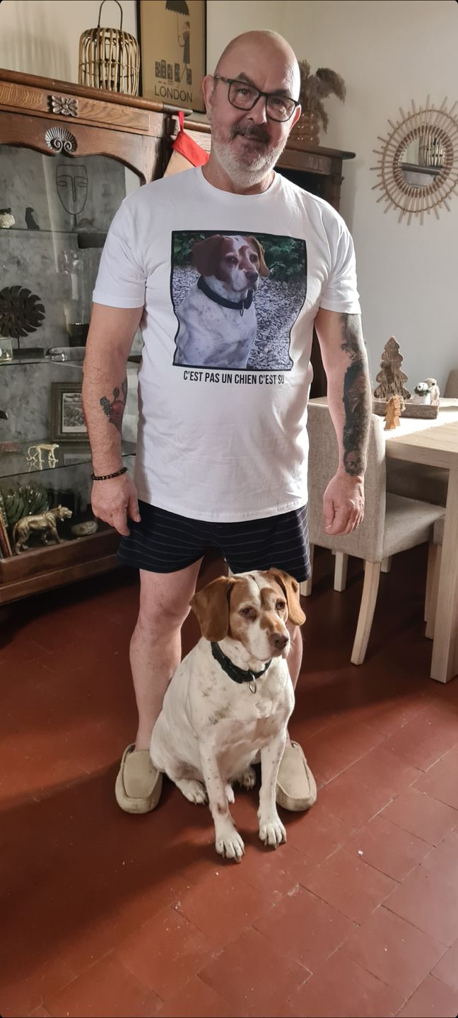 Customer photo review of T-Shirt avec photo - T-Shirt personnalisé