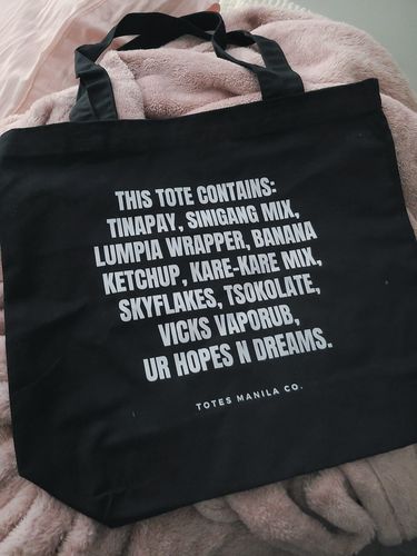 Customer photo review of Hopes & Dreams Pinoy Tote