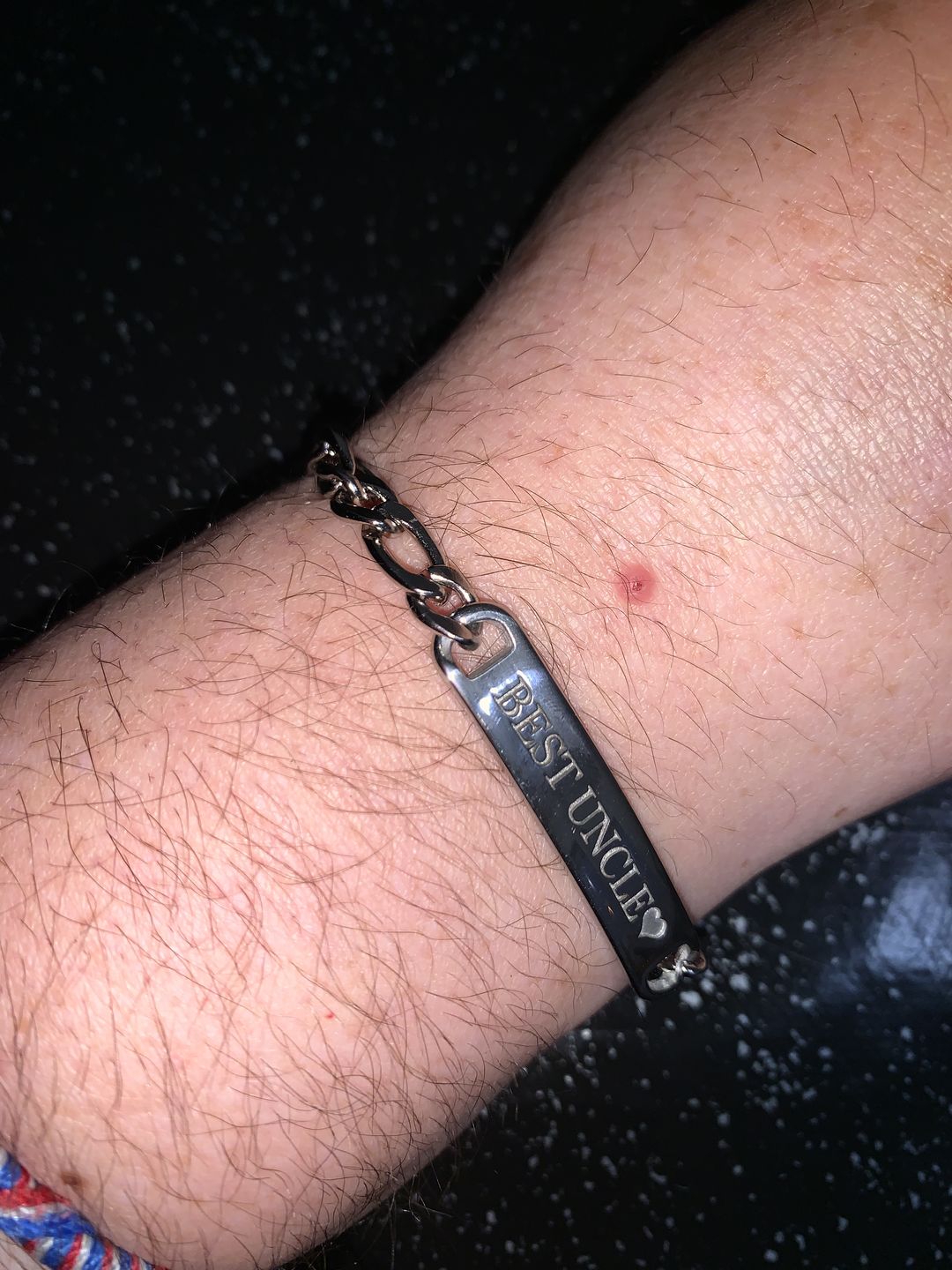 Customer photo review of [NOUVEAU] Bracelet Gourmette Personnalisé pour Homme