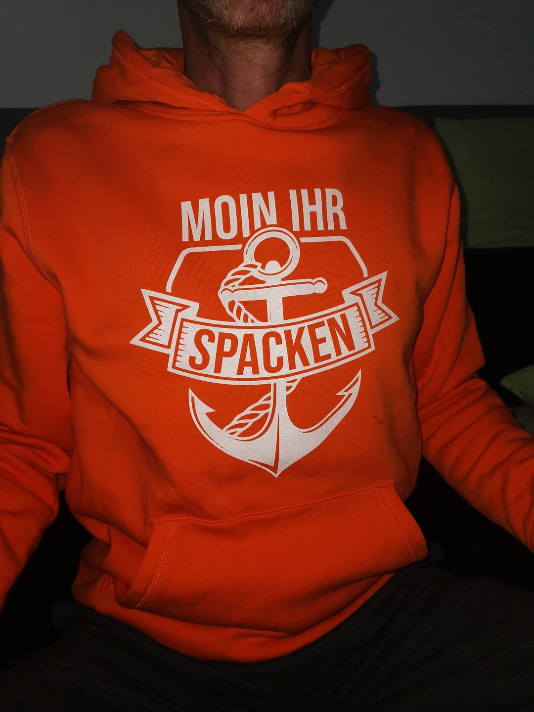Customer photo review of Moin ihr Spacken 2 · Unisex Bio Hoodie