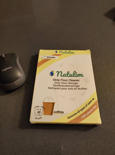 Customer photo review of Eco-Tiras de Detergente 40 lavados Natulim