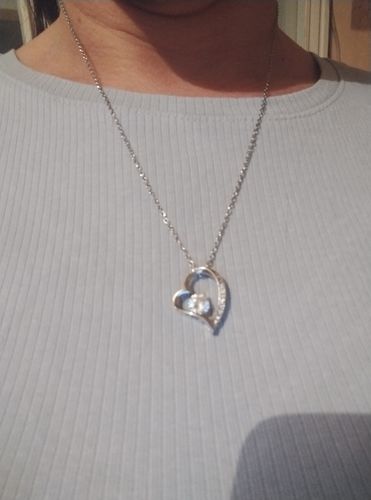 Customer photo review of Collier Amour Éternel - À la femme de ma vie - N'oublie Jamais...