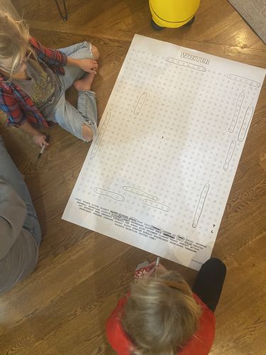 Customer photo review of Winter Giant Word Search Puzzle
