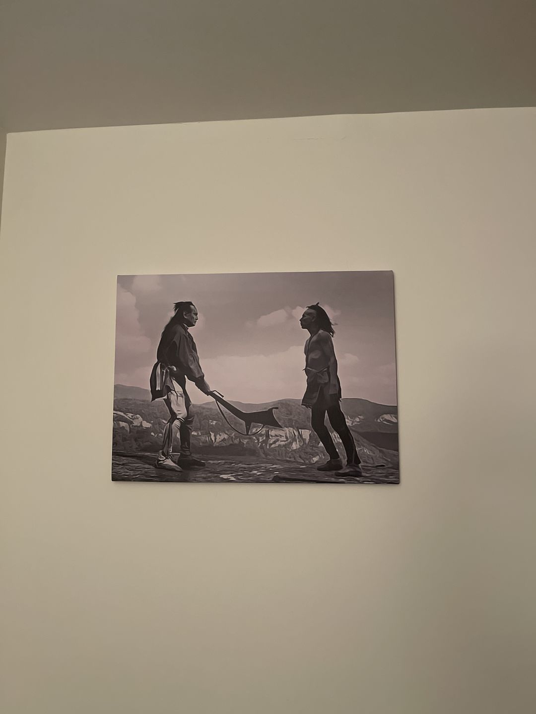 Customer photo review of Last of the Mohicans Wall Art