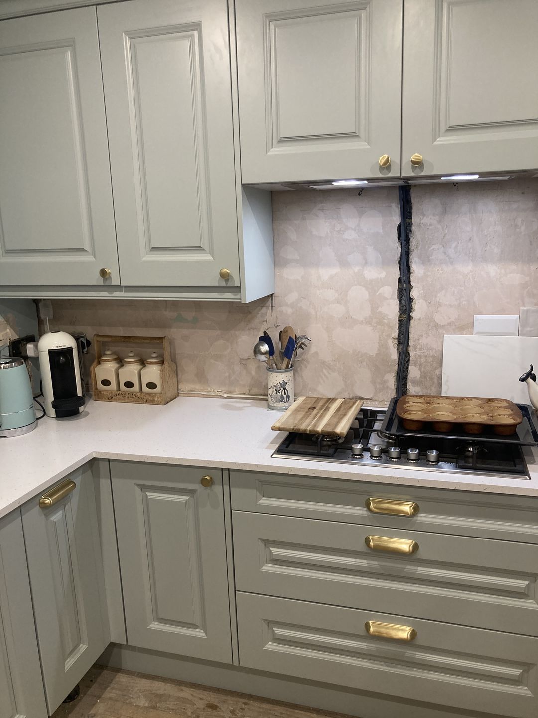 Customer photo review of Calgary Cupboard Handles