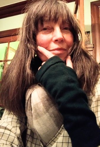 Customer photo review of Military Green - Fingerless Cashmere Gloves, Hand & Arm Warmers