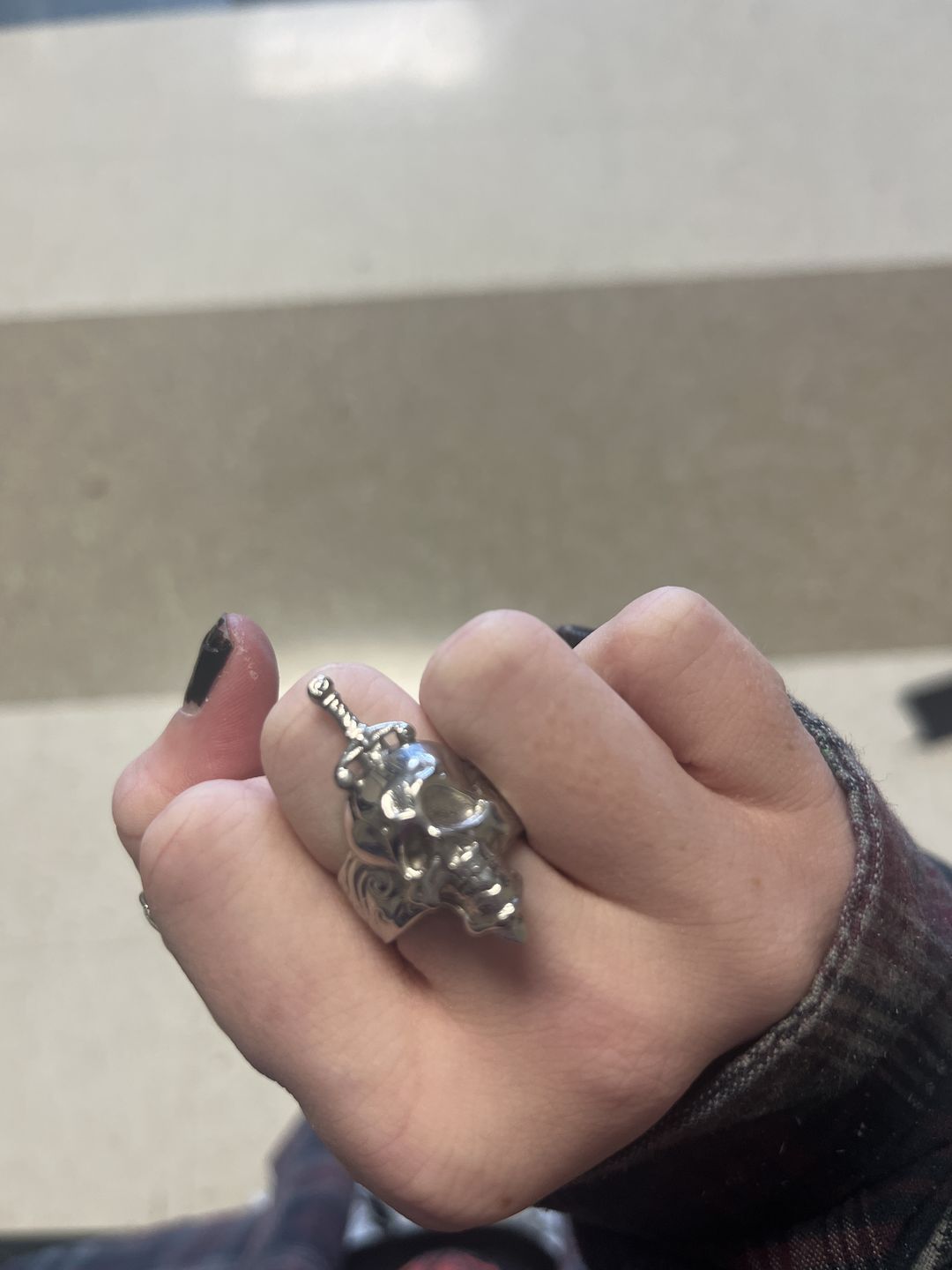 Customer photo review of HALLUCINOGENIC NIGHTMARE RING