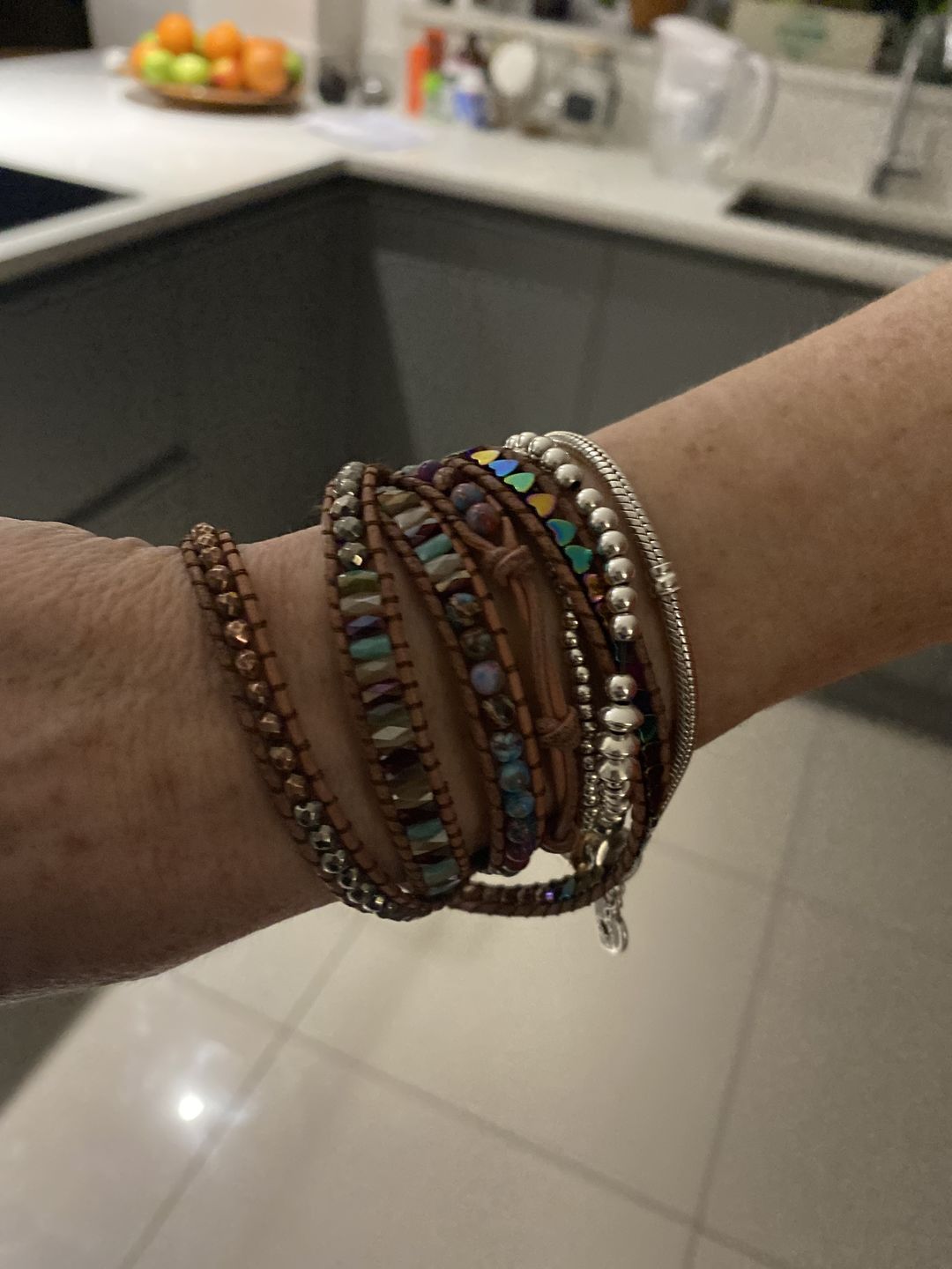 Customer photo review of Loving Heart Protection Wrap Bracelet