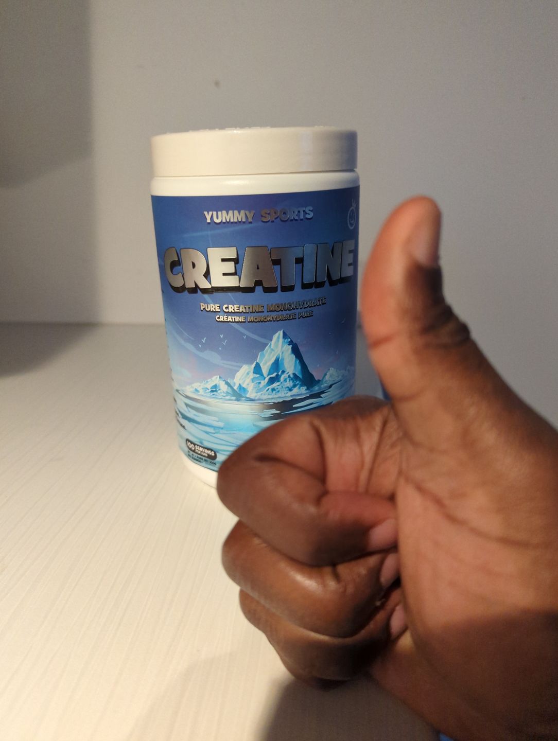 Customer photo review of Yummy Sports - Creatine 500g