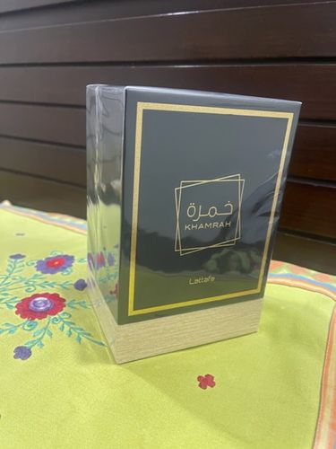 Customer photo review of Lattafa Khamrah Eau De Parfum 100ml