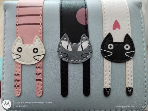 Customer photo review of Lazy Cats Wallet