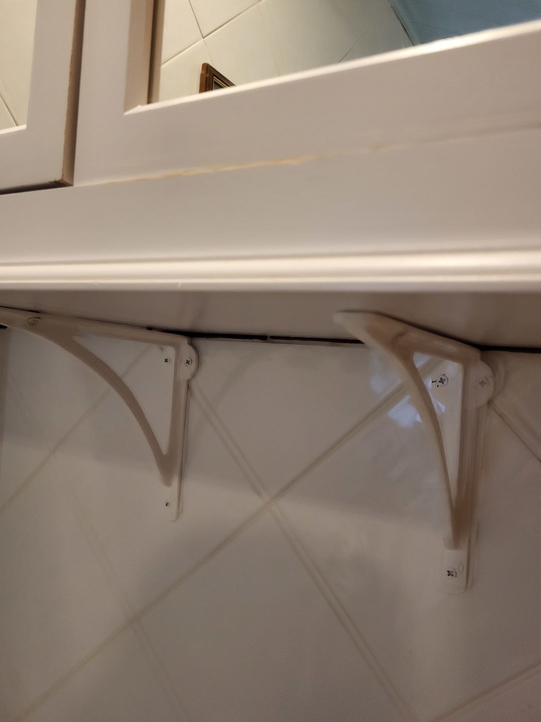 Customer photo review of 8 Inch Ironbridge Cast Iron Shelf Bracket