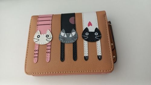 Customer photo review of Lazy Cats Wallet