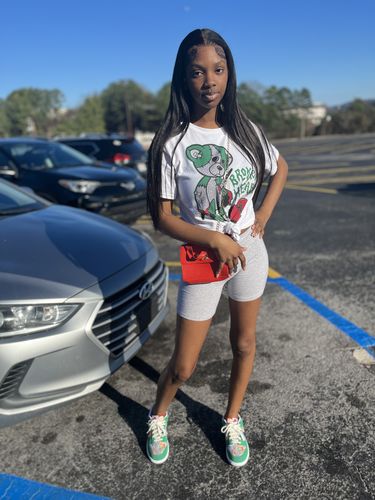 Customer photo review of Broken Heart Unisex Shirt Match Jordan 3 Pine Green