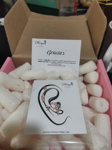 Customer photo review of Set de Galaxia con Zirconias