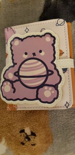 Customer photo review of MochaMochi Bear Wallet
