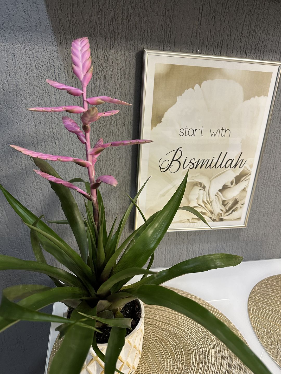 Customer photo review of Start with Bismillah - rosa, weiß oder beige