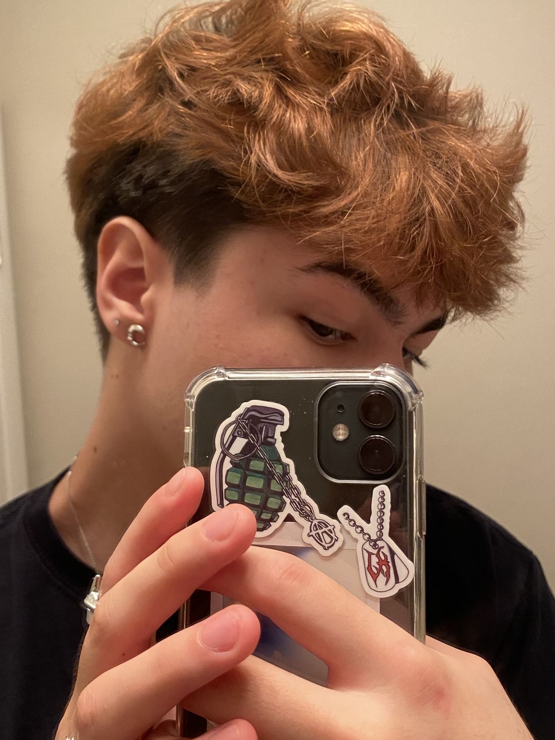 Customer photo review of LUNA' LUNATIC LUNAR EARRING