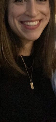 Customer photo review of Work of Art Necklace - Gold