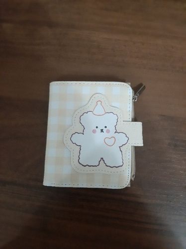 Customer photo review of MochaMochi Bear Wallet