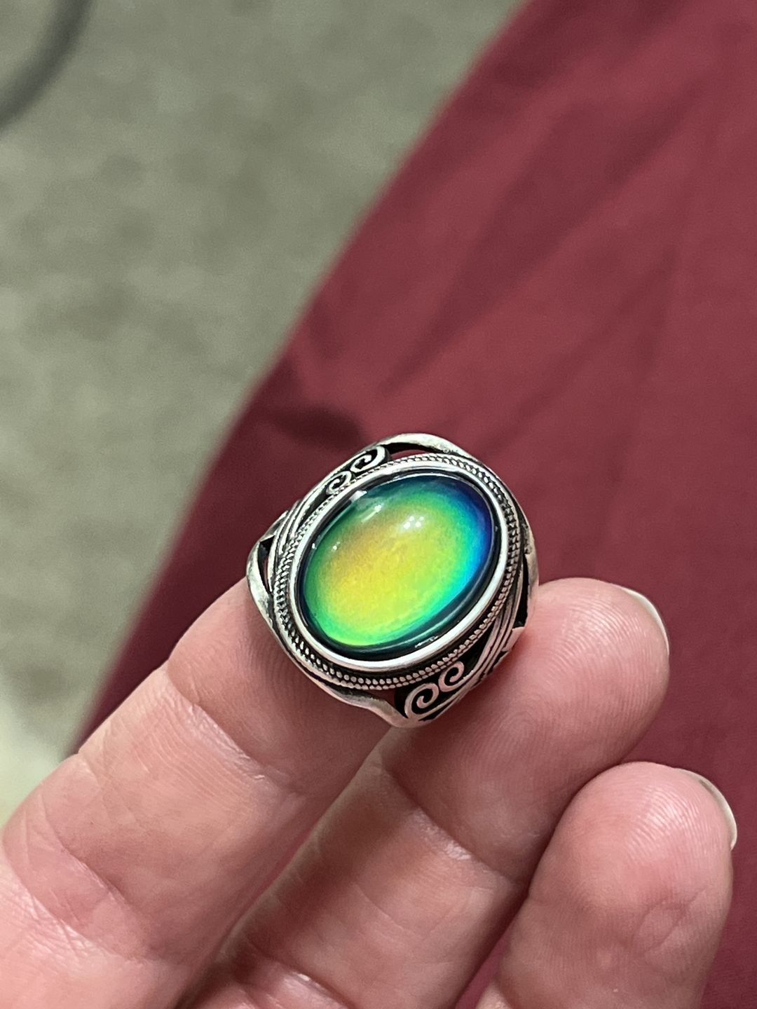 Customer photo review of New-Age Mood Ring