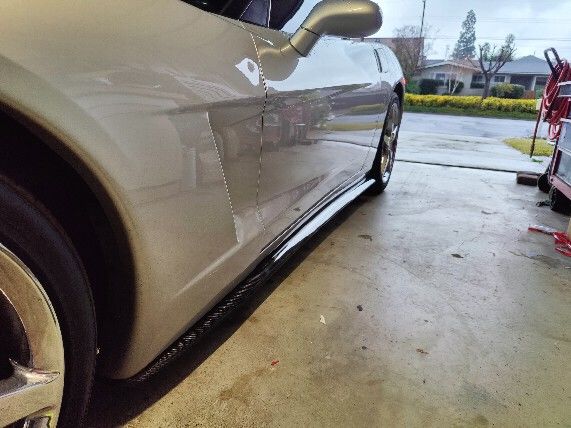 Customer photo review of Corvette C6 Base Side Skirts Rocker Panels | ZR1 Conversion Package