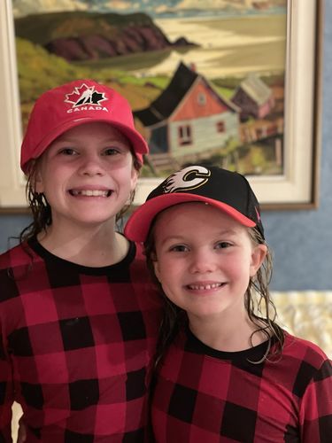 Customer photo review of Holiday Kids Bamboo PJs