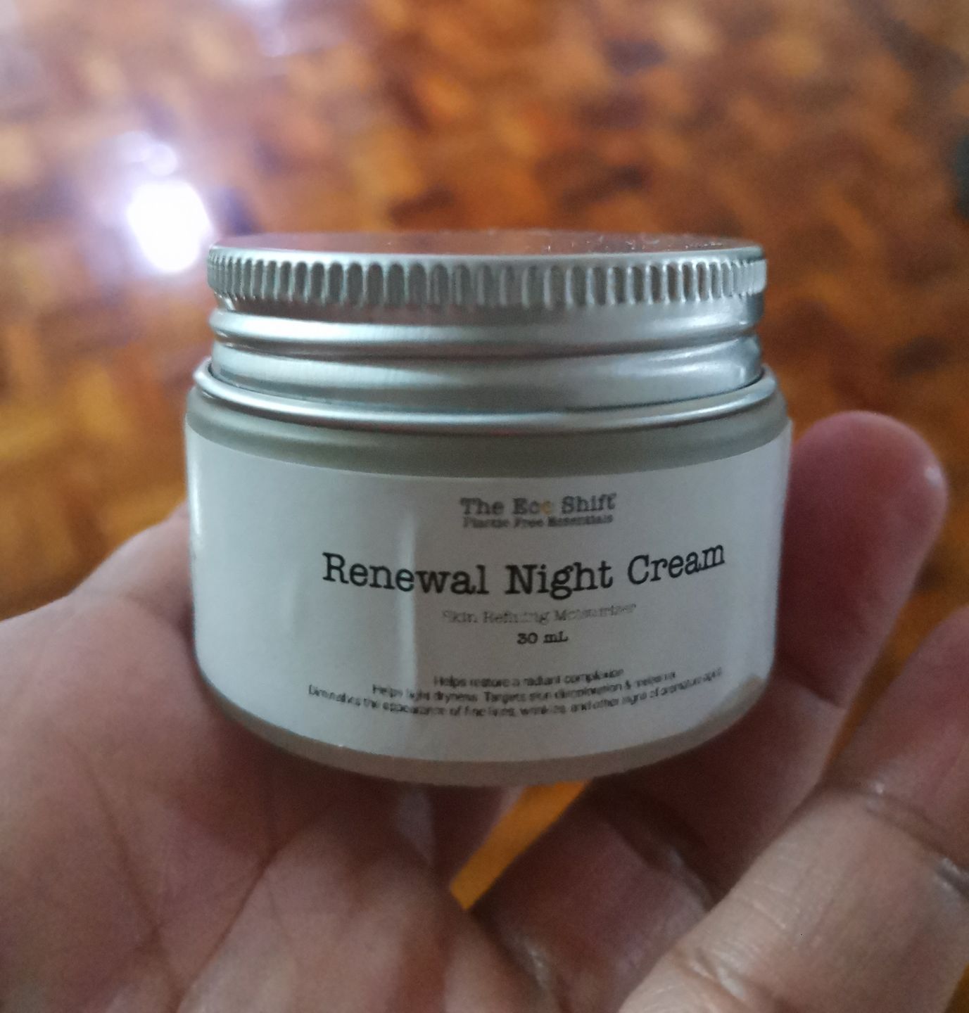 Customer photo review of Renewal & Anti Ageing Night Cream with Niacinamide