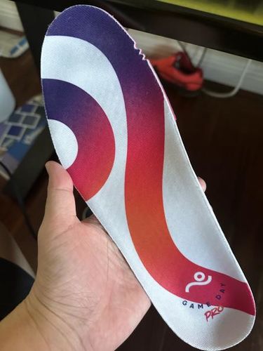 Customer photo review of Game Day Pro Insoles