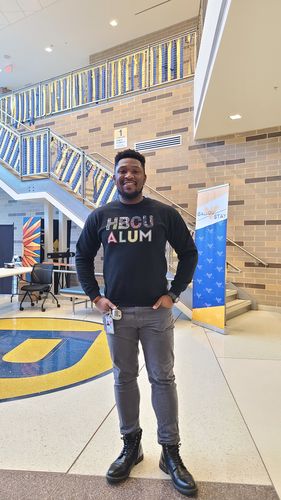 Customer photo review of HBCU Alum Crewneck Sweatshirt